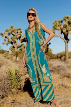 Beaded Caftan Dress
