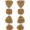 Beaded Statement Earrings