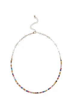 Beaded Stone Necklace