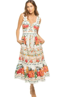 Bloom Garden Midi Dress