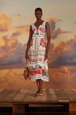 Bloom Garden Midi Dress