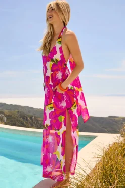 Bloom Mesh Maxi Dress