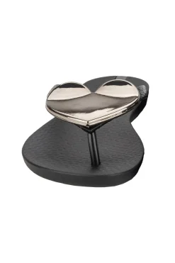 Bold Heart Flip Flops