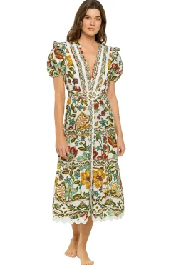 Botanicals Midi Dress