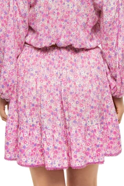 Bova V Ruffle Mini Skirt