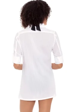 Button Down Camp Shirt Dress