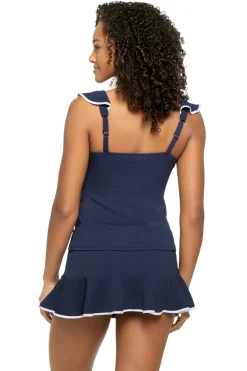 Cabana Ruffle Tankini Top