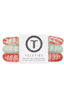 Calming Coral 3-Pack Hair Ties