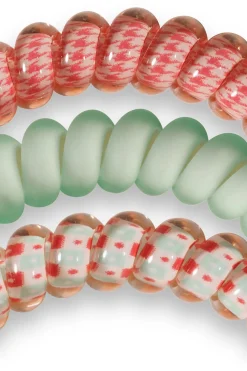 Calming Coral 3-Pack Hair Ties