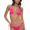 Candy Coated Triangle Bikini Top