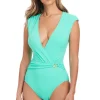 Cap Sleeve One Piece Swimsuit