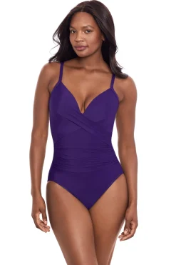 Captivate Underwire Surplice One Piece Swimsuit