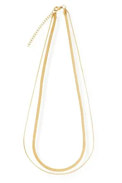 Cassia Double Chain Necklace