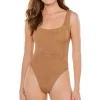 Classic Square Neck One Piece Swimsuit