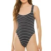 Classic Square Neck One Piece Swimsuit
