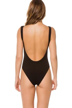 Classic Square Neck One Piece Swimsuit