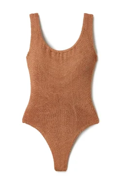 Classic Square Neck One Piece Swimsuit