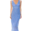 Claudia Crochet Midi Dress