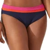 Colorblock Banded Hipster Bikini Bottom