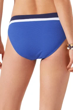 Colorblock Banded Hipster Bikini Bottom