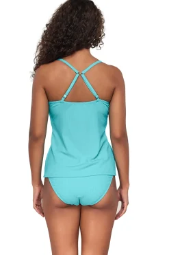 Coralie Convertible Strap Tankini Top (D+ Cup)