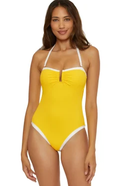 Courtside Bandeau One Piece Swimsuit