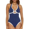 Courtside Tie Front One Piece Swimsuit