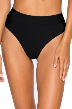 Cove Banded High Waist Bikini Bottom