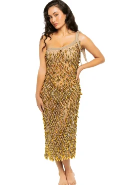 Crochet Beaded Convertible Dress