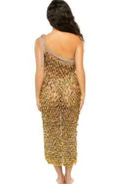 Crochet Beaded Convertible Dress