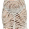Crochet Fringe Mini Skirt