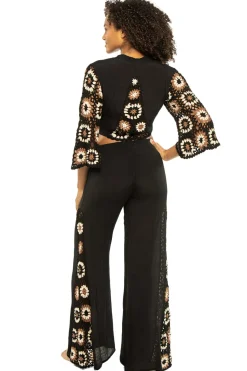 Crochet Tie Front Crop Top