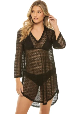 Crochet V-Neck Tunic