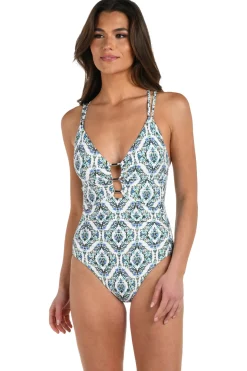 Deja-Blue Diamond One Piece Swimsuit