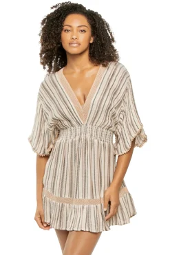 Desert Stripe Mini Dress