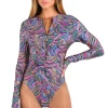 Disco Dream Long Sleeve One Piece Swimsuit
