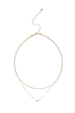 Double Pearl Necklace