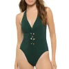 Eleni Halter One Piece Swimsuit