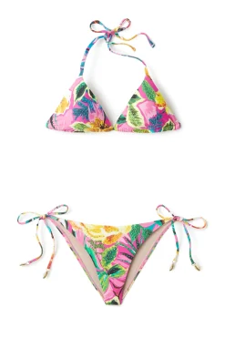 Embellished Sliding Triangle Bikini Top