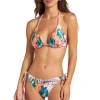 Exotic Leaves Triangle Bikini Top