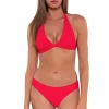 Faith Banded Halter Bikini Top