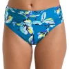 Fiji Tropics Banded High Waist Bikini Bottom