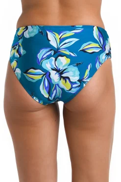 Fiji Tropics Banded High Waist Bikini Bottom