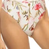 Floral High Waist Bikini Bottom