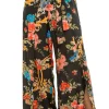Floral Wrap Pants