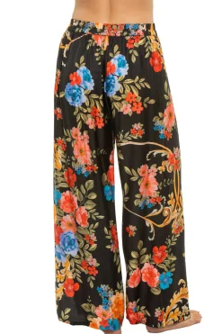 Floral Wrap Pants