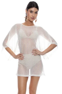 Flow Sleeve Mini Cover Dress