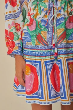 Flowers Beach Mini Dress