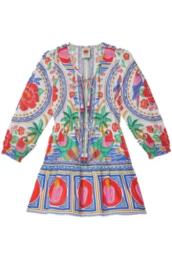 Flowers Beach Mini Dress