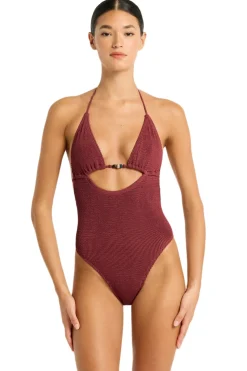 Fowler Beaded One Piece Swimsuit